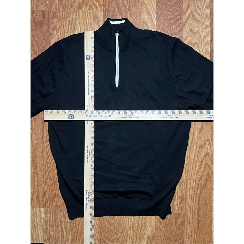 Collars & Co NWT Men’s Cashmere Blend Quarter Zip Sweater XL - Picture 6 of 7